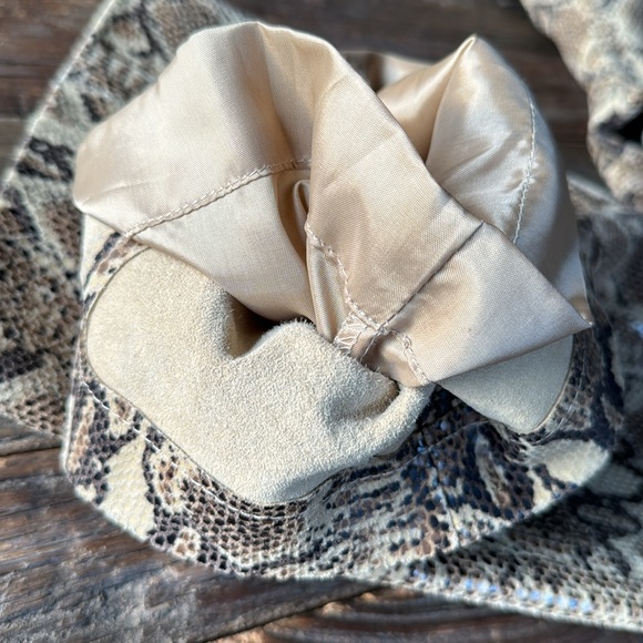 Vintage Vakko python embossed leather pants EVC size 28 - Picture 10 of 10